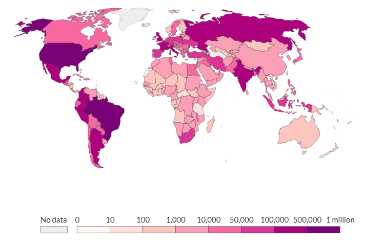 Top 10 nước có số người chết bởi COVID-19 nhiều nhất thế giới [Cập nhật]